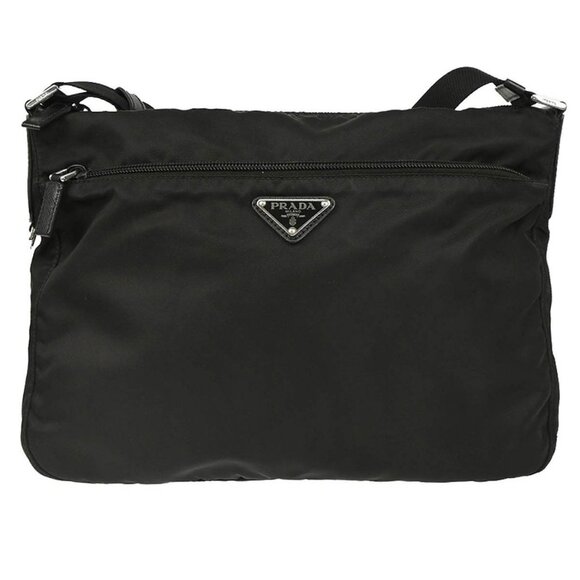 Prada Black Nylon Shoulder Bag 1BC421 255 195637 - Picture 1 of 10